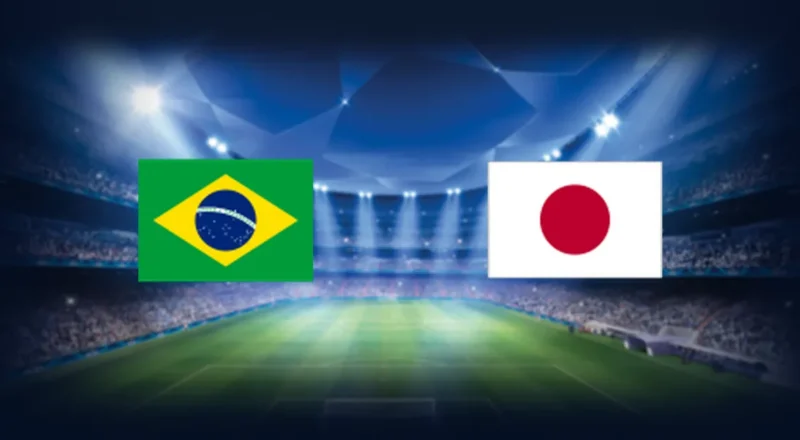 Prediction cover: Brazil vs Japan