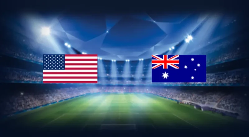 Prediction cover: USA vs Australia