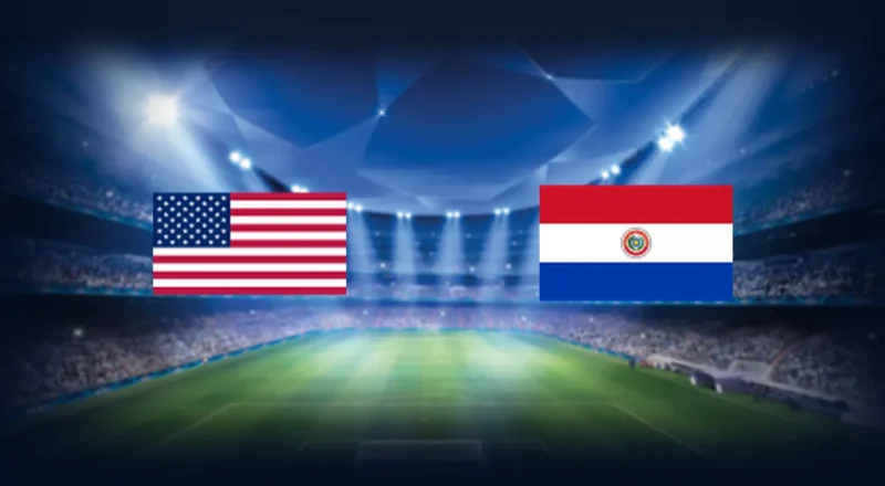 Prediction cover: USA vs Paraguay