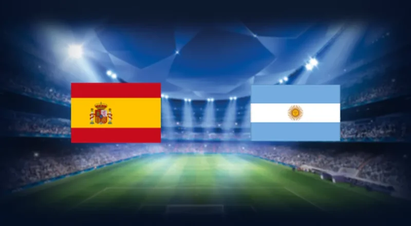 Prediction cover: Spain vs Argentina